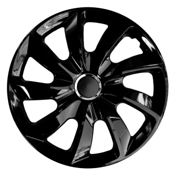 Komplet kołpaków uniwersalnych Stig Black ring 16 cali